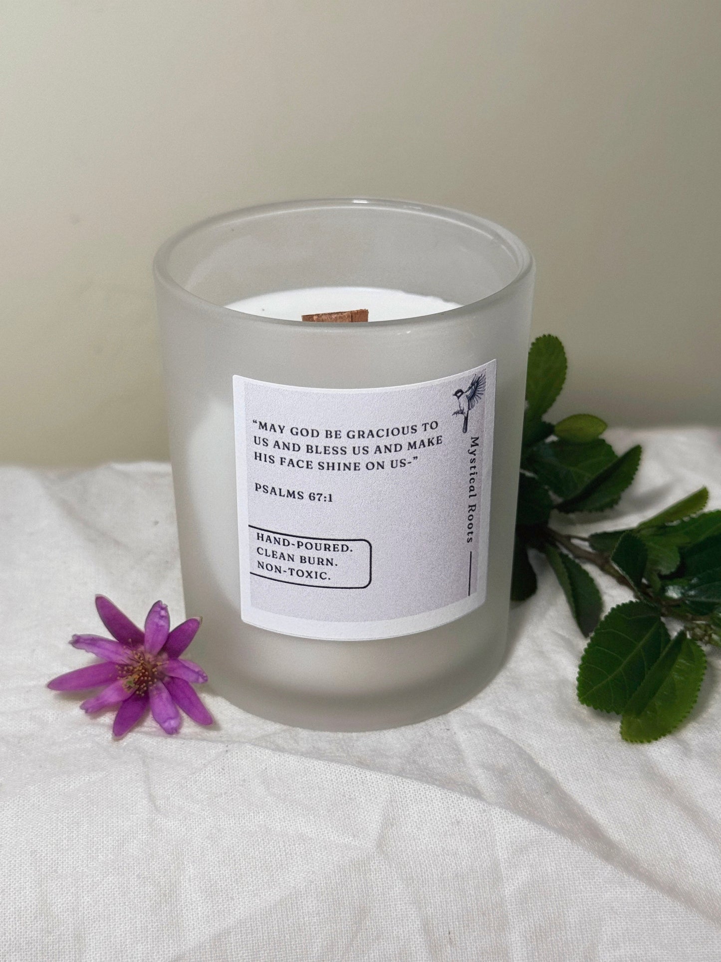 Bible Verse Candle