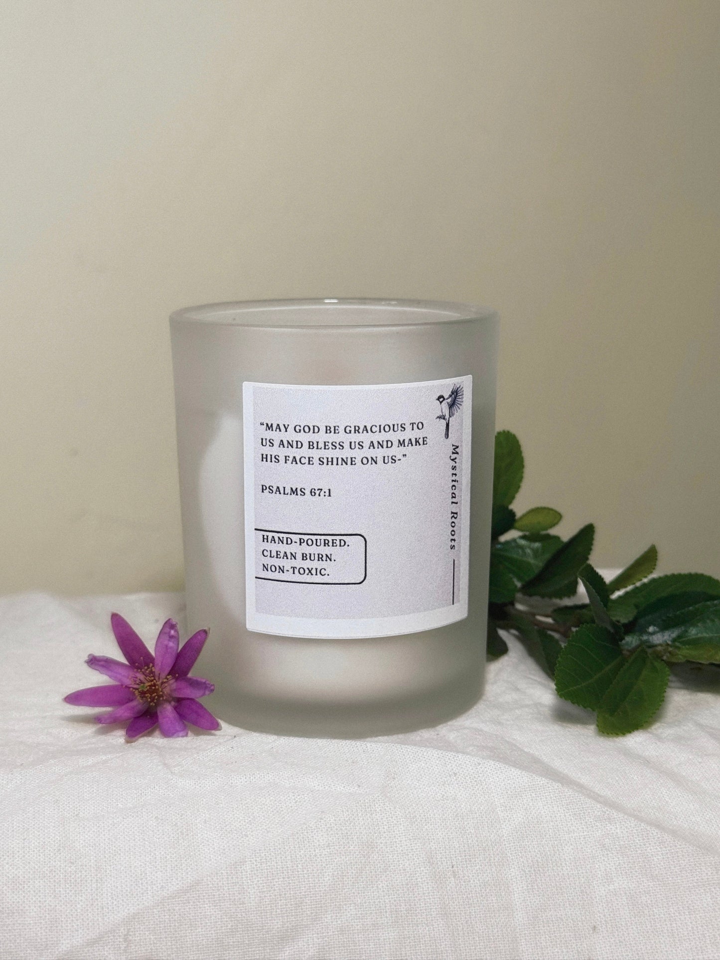 Bible Verse Candle