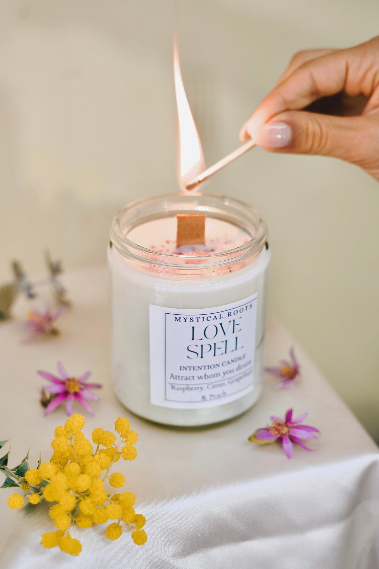 Love Spell Candle